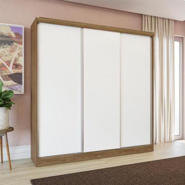 Imagem de Guarda-roupa Casal Kappesberg 3 Portas Reversiveis De Correr 2 Cabidei