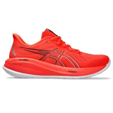 Imagem de ASICS Tênis de corrida masculino Gel-Cumulus 26, Nascer do sol, vermelho/branco, 47