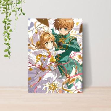 Imagem de Quadro Sakura CardCaptor Anime A4  Placa MDF 09 - Lomi Art