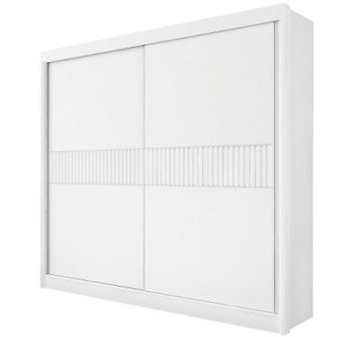 Imagem de Guarda Roupa Casal Cancun Ripado 2 Portas 6 Gavetas com pés - D' Doro,