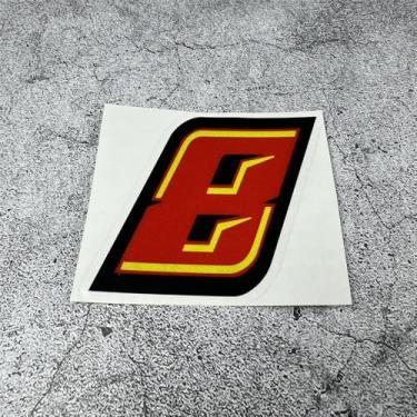 Imagem de Motorista de corrida de motocicleta faça você mesmo números personalizados 0123456789 decalque adesivo de estilo de carro para carenagem de tanque de combustível carro decoração de capacete de