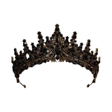 Imagem de Conjunto De Joias De Noiva Em Cristal Prateado Tiara De Strass Colar B