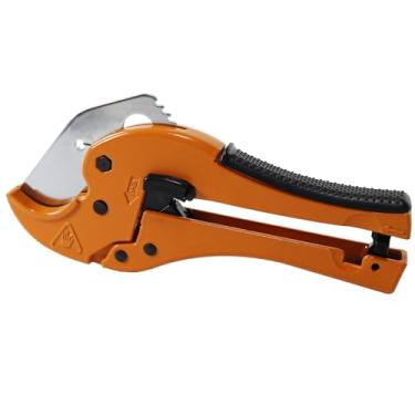 Imagem de Cortador de tubo Ppr de aço manganês alto para 20-42 mm, design de catraca, alças ergonômicas, mecanismo de bloqueio rápido para encanamento de PVC