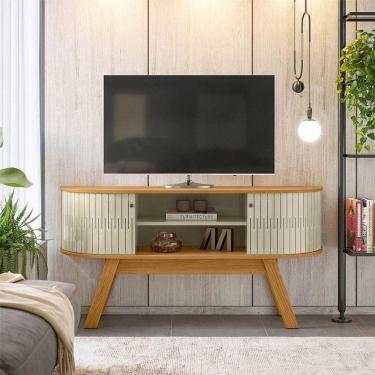 Imagem de Rack Bancada Ambiente Atlanta Cumaru Opala - Madetec