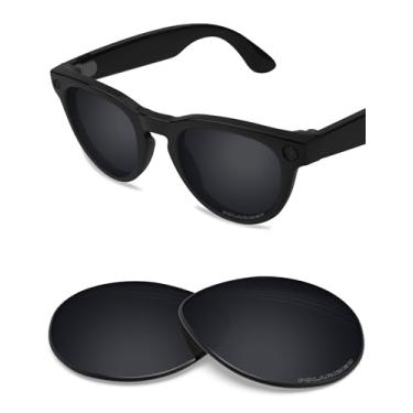 Imagem de BLAZERBUCK Lentes de reposição polarizadas anti-sal para RayBan Meta Headliner RW4013F (Gen 2) 51 mm - Preto