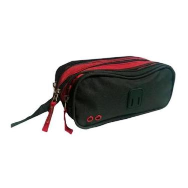 Imagem de Estojo Escolar Triplo Sport Collection Verde - Clio