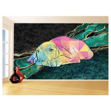 Imagem de Papel De Parede 3D Animais Pop Art Cachorro Pet 3,5M Pxa225 - Você Dec