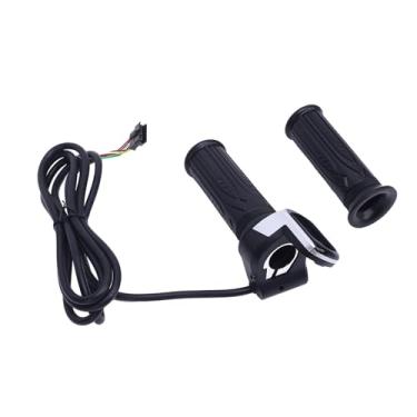 Imagem de Alomejor Grip do Acelerador de Bicicleta Elétrica, Tela LCD, Armário de Chave de Energia Com Tensão de 48V para Abds de 22,2 Cm do Guidão e Material de Borracha