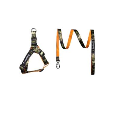 Imagem de Kit Peitoral e Guia para Cachorro – Conforto e Segurança para Passeios de Pequeno, Médio e Grande Porte(Forrest,Médio)