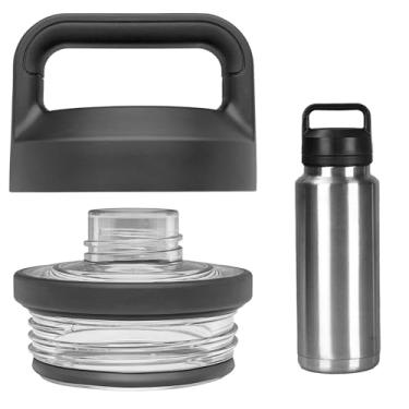 Imagem de hinbkenla Tampa Chug para tampa Yeti Chug, substituição, tampa superior, tampa Rambler, tampa de garrafa de água, 18/26/36/46/1,8 g garrafas de rosca acessórios de garrafa de água esportiva