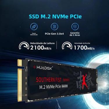 Imagem de SSD HUADISK NVMe M2 PCIe Gen3 De Alta Velocidade, Disco Rígido Interno