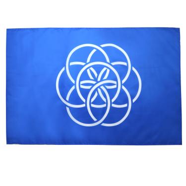 Imagem de Bandeira da natureza humana 2' x 3' para um mastro - bandeiras humanas 60 x 90 cm - Banner 2 x 3 pés com furo - AZ FLAG