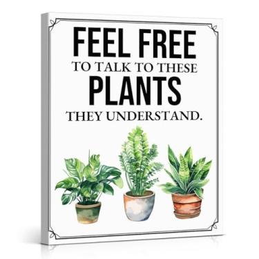 Imagem de Impressão de arte de parede com presentes engraçados de jardinagem, sinta-se à vontade para levar para essas plantas, pintura de pôster de jardinagem, decoração de parede para jardim, estufa, sala de