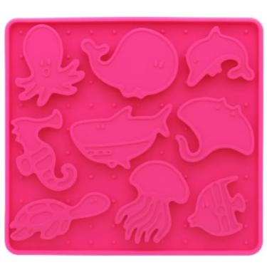 Imagem de Comedouro Lento e Tapete De Lamber Nyp Ocean Lick Para Cães e Gatos (Rosa)