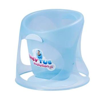 Imagem de Banheira Infantil Babytub Evolution 0 a 8 Meses, Azul Candy