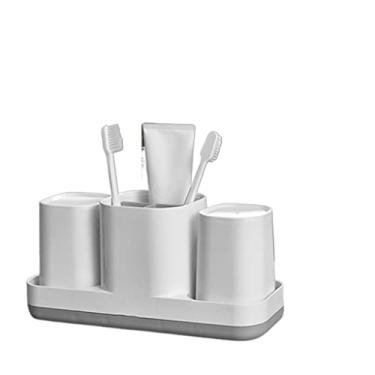 Imagem de Porta-copos para enxaguante bucal conjunto de copos de lavagem doméstica caixa de armazenamento copo de escova de dentes copo de escova de dentes copo de escova de casal
