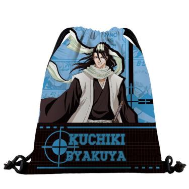 Imagem de Mochila com cordão Bleachs Kurosaki Ichigo Anime 39x32cm