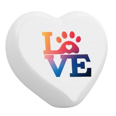 Imagem de Luminária LED Coração Love Pet com Conexão USB – Decoração Animal Lovers