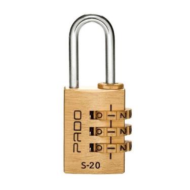 Imagem de Cadeado com segredo 20mm latão mala academia armario pado