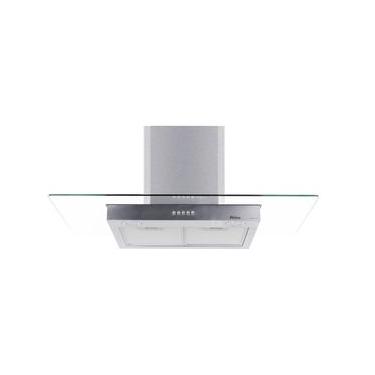 Imagem de Coifa Flat Philco PCO90I 90cm Led Vidro Inox Exaustor e Depurador