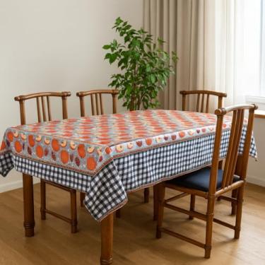 Imagem de Toalha de Mesa Retangular 6 Lugares Oxford – Toalha para Mesa de Jantar Fácil de Limpar Ideal para Cozinha Restaurante e Buffet (Modelo - 33)