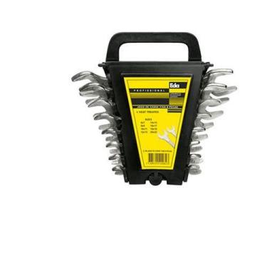 Imagem de Jogo de chave fixa com 6 peças 6-17mm - bandeja 8AQ - Eda - Inov Equip