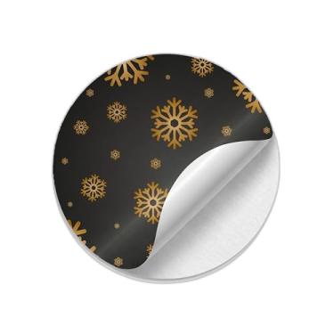 Imagem de Ladrilho Decorativo de Cerâmica Flocos de Neve Fundo Preto