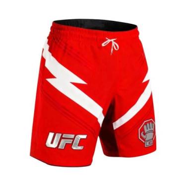 Imagem de Shorts De Treinamento De Combate UFC Impressos Em 3D Para Homens, Resp