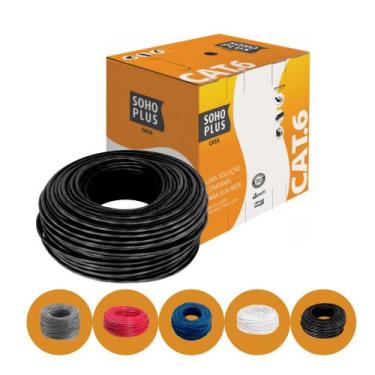 Imagem de Cabo Furukawa Soho Plus De Rede Cat6 50m , PRETO