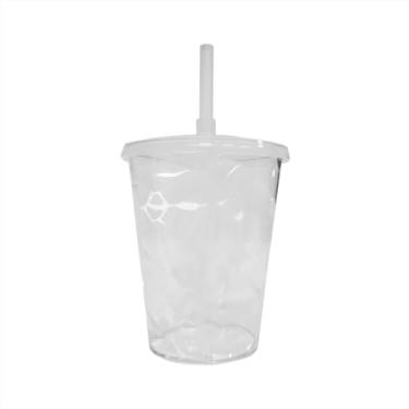 Imagem de Kit 30 Unidades Copo Acrílico Twiste Colorido Para Personalizar Festa Lembrancinha 500ml (Cristal)