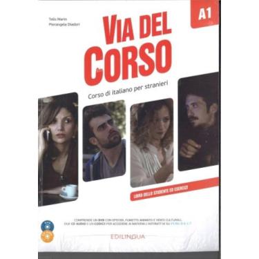 Imagem de Via del corso a1 - libro dello studente ed eserciz - EDILINGUA, 3
