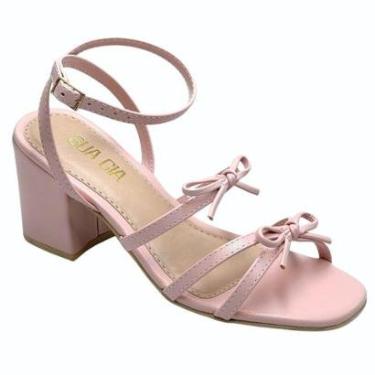 Imagem de Sandália Sua Cia Salto Bloco Feminina 8186-15711-Feminino