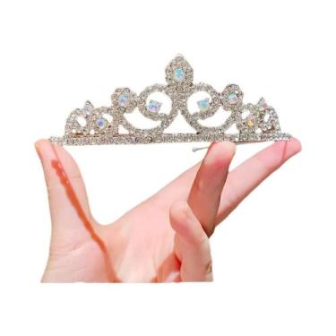 Imagem de Argola de cabelo de coroa fofa infantil de 1 peça para presentes de an