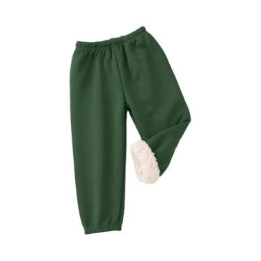 Imagem de Conjunto De Calças De Moletom Quentes E Grossas Para Meninos E Meninas