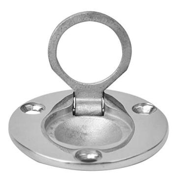 Imagem de Acouto Puxador Redondo de Aço Inoxidável 316 para Porta de Barco, Alça de Elevação, Fácil Instalação e