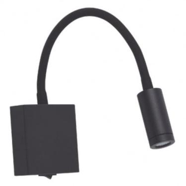 Imagem de Arandela Led Danchi 3W 3000K 180Lm Preta Bivolt Astraled