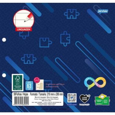 Imagem de Folha 2 Furos Neuro Linguagem FLEX Uniflex (5 Pacotes com 10 Unidades)