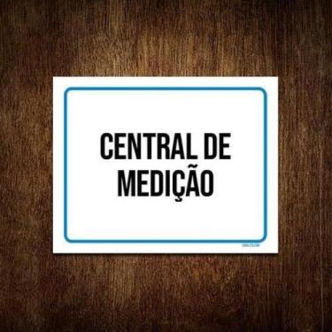 Imagem de Kit 10 Placas Ambiente Sinalização Setor Central De Medição - Sinalizo