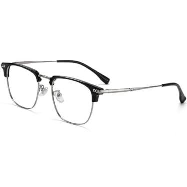 Imagem de HCPIHF Óculos de armação de metal transparentes para homens e mulheres (5)