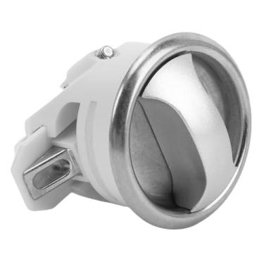 Imagem de aqxreight Kit Deslizante de 2 Pacotes Fechadura de Vaso Sanitário de Liga de Zinco Segura e Elegante para Portas de 15-18 Mm, Furo de 43 Mm, para Trailers, Iates e Banheiros Domésticos, Fácil