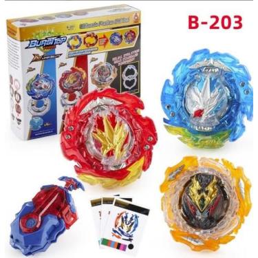 Imagem de Beyblade B-203 Ultimate Fusion DX Set - Flame - Burst Top