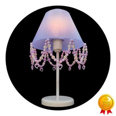 Imagem de Luminária Infantil Abajur para Mesa de Cabeceira Decoração Quarto de B