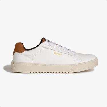 Imagem de Sapatênis Masculino Ferracini City Branco, Branco, Caramelo, 40