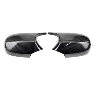 Imagem de Tampa Lateral Do Espelho Retrovisor Da Porta Lateral Do Carro Compatível Com BMW M3-Estilo E90 E91 E92 E93 E80 E81 E87 2005-2009(Carbon Fiber)