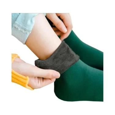 Imagem de Meias Térmicas De Veludo Para Inverno Femininas, 1/2/4 Pares, Quentes,