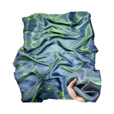 Imagem de Tecido De Cetim Mercerizado Bicolor 100x150cm Para Costura De Saias, V