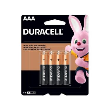Imagem de Pilha AAA Alcalina 8 Unidades - Duracell