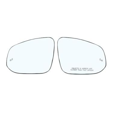 Imagem de Compatível com Toyota Rav4 2019-2023 / Tacoma 2016-2021 com ponto cego aquecido porta retrovisor espelho lateral lente de vidro 8796142D30 8793142E50(Left and Right)