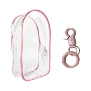 Imagem de Caixa Organizadora Colorida E Transparente Labubu Com Chaveiro Para Ex