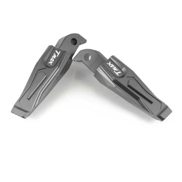 Imagem de Anti-derrapante Pés dobráveis ​​rearset para MT-03 2013-2020 MT07 MT09 TMAX 530 2013-2018 NMAX 155 2015-2018 XP 500 560(Gray TMAX)